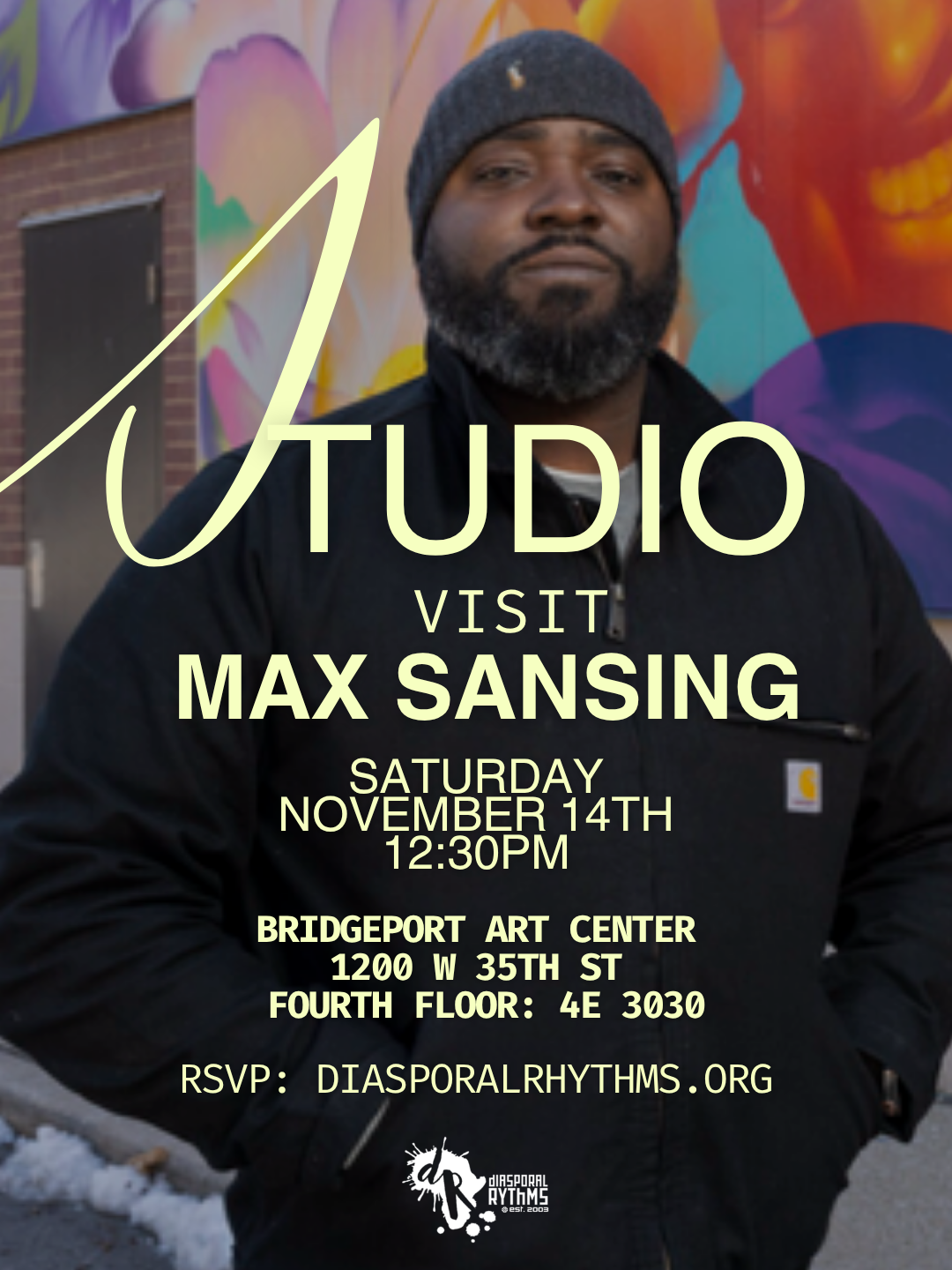 Studio Visit with Max Sansing – November 14th